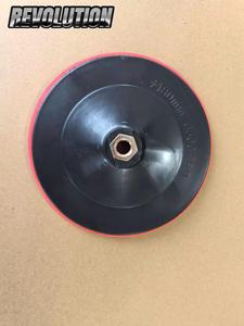 Platorello Flessibile in Gomma da 4 Pollici (100mm) con Filettatura M14, Spessore 25mm, Durezza Media, Nero, OEM, per Lucidatura Granito/Marmo - Product Image 3