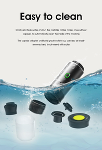 Handheld Espresso Maker <b>Machine</b> 20 bar Pressure Water Heating Function Battery LED Display USB Portable Espresso <b>Coffee</b> Maker - Product Image 4