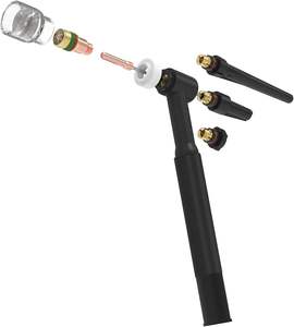 عدسة غاز قصيرة لشعلة لحام تيج من يوويلد # طقم 12 كوب زجاجي من البيركس للاستخدام في اللحام، متوافق مع WP-17/18/26 - Product Image 5