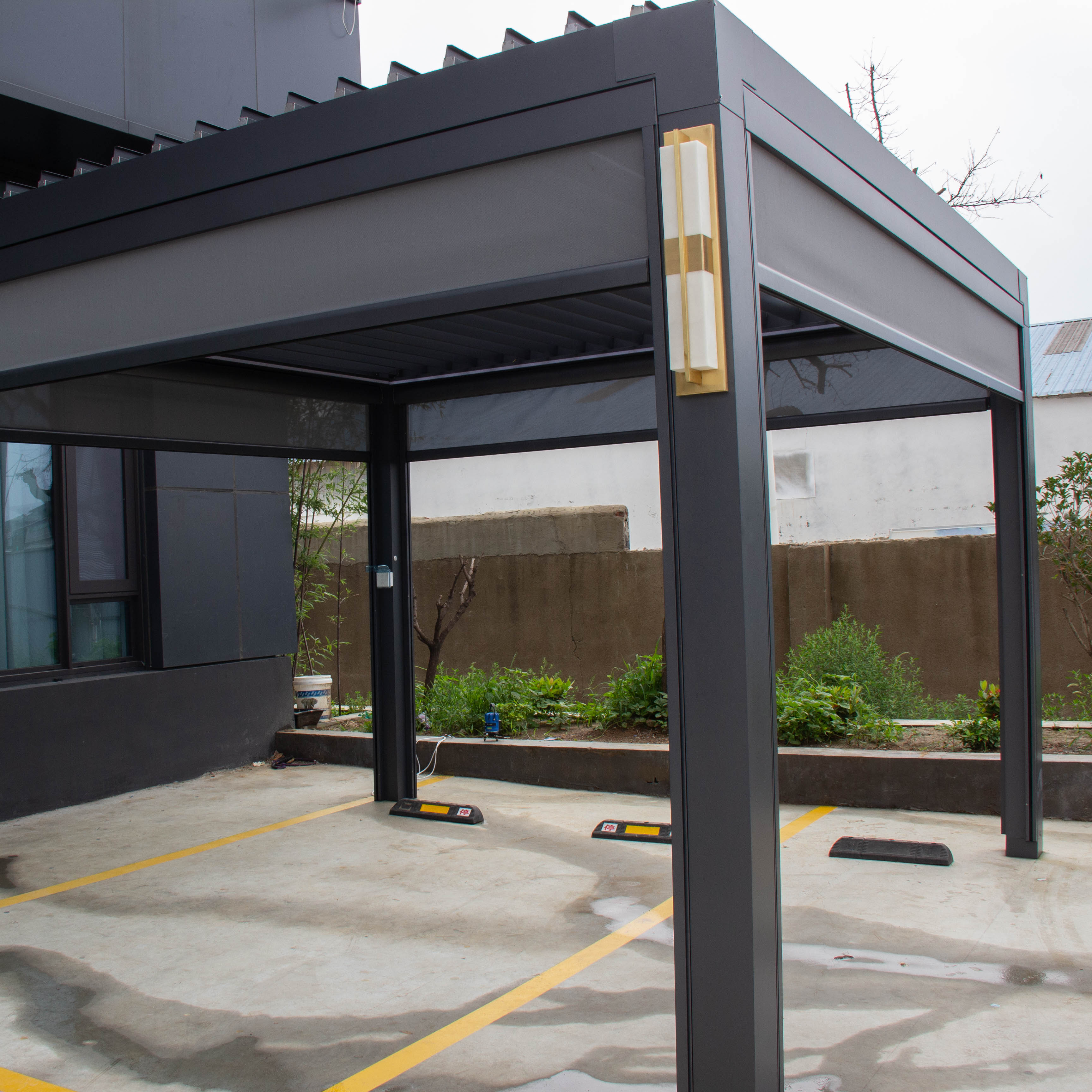 Уличная современная алюминиевая беседка Bioclimatica 3x3 м 3x4 м 3x5 м 4x4 м 5x3 м 6x4 м беседка