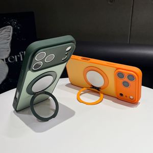 เคสโทรศัพท์แบบมีวงแหวนหมุนได้ 360 องศา พร้อมขาตั้งโลหะ ป้องกันการกระแทก สำหรับ iPhone 17 16 15 14 13 12 11 pro max xs xr mini plus - Product Image 1