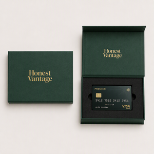 Estuche de Tarjetas de Lujo Honest Vantage con Logotipo Personalizado, Caja de Cartón Magnética con Estampado en Caliente para Tarjetas VIP, de Crédito, Regalo y Membresía - Product Image 5
