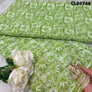 Nouvelle Arrivée 2026 – Tissu en Dentelle Française Africaine Rose de Haute Qualité, Dentelle Soluble dans l'Eau pour Mariages et Tenues de Cérémonie des Femmes Ghanéennes - Product Image 3
