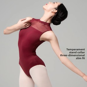 Body da <span class=keywords><strong>Danza</strong></span> Sexy con Tutù, Senza Schienale e Senza Maniche, per Balletto, Yoga, Ginnastica e <span class=keywords><strong>Danza</strong></span> Latina da Competizione per Donne - Product Image 4