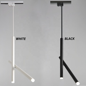 Thiết Kế Mới Phong Cách Công Nghiệp Lofi Thanh Lịch 5W 10W COB Thủ Trưởng Kép Ống Trang Trí Có Thể Điều Chỉnh Góc <span class=keywords><strong>LED</strong></span> Từ Theo Dõi Ánh Sáng - Product Image 4