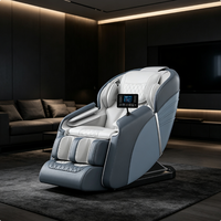 Fauteuil de massage intelligent de luxe, pliable, avec pression d'air 3D sur tout le corps, spa pour les pieds, six positions de massage, qualité supérieure