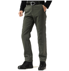 Pantalon thermique slim en softshell DFP022 pour l'hiver, avec coupe 3D au genou pour une liberté de mouvement accrue, uniformes personnalisables en stock - Product Image 3