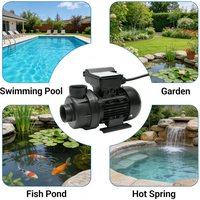 Pompe à eau compacte pour piscine Jade 0,25 CV, 115 V, 60 Hz, homologuée ETL, ultra silencieuse, 1,5 pouce, pour petite piscine et cascade