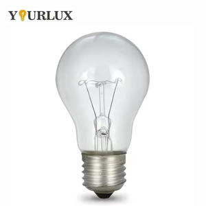 हॉट सेल लाइट स्पष्ट ग्लास 40w 60w 100w 220v से ए 60 बल्ब - Product Image 1