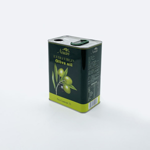 Lata Rectangular Vacía de Hojalata para Alimentos de 3 Litros para Aceite de Oliva con Tapa de Plástico - Product Image 2