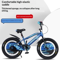 Vélo de montagne pour enfants et jeunes, pour garçons et filles, à une vitesse, cadre en acier haute teneur en carbone, roues de 18/20/22 pouces, roues d'apprentissage