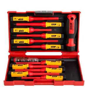 Free Sample Hot Sale Factory Direct Magnetic Screwdriver Set VDE Insulated Electrical Screw Driver Screw Tool Set Screwdriver