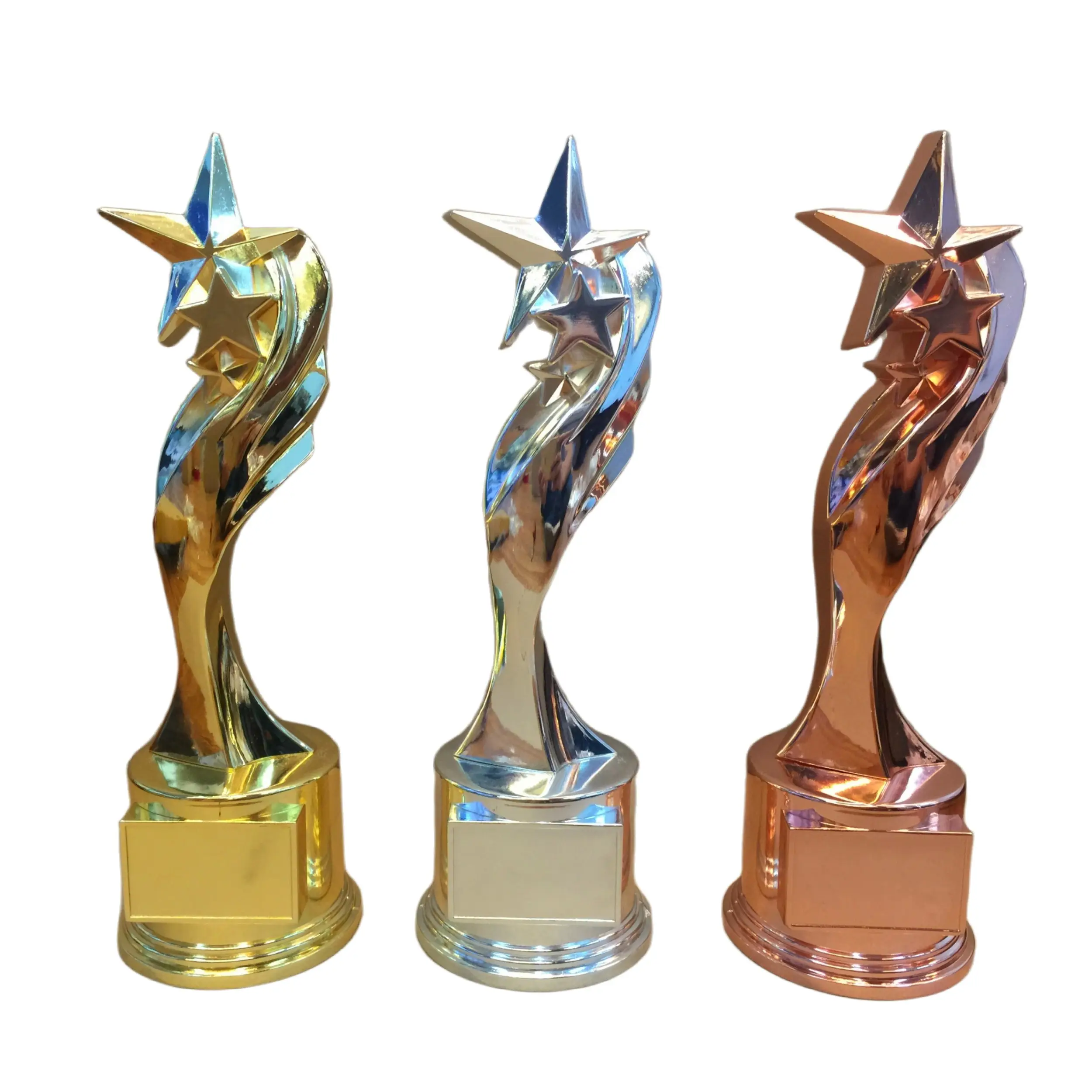 Disesuaikan logo Juara produsen emas grammy logam replika oscar piala penghargaan untuk hadiah