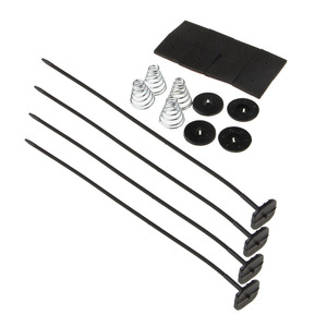 Kit d'installation de ventilateur de radiateur de voiture, attaches en plastique de 22,5 cm avec ressorts et clips pour réparation et remplacement - Product Image 4