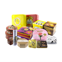 Boîte en étain rectangulaire pour chocolats et biscuits, qualité alimentaire, avec matériaux recyclés en contreplaqué, taille et couleur personnalisées
