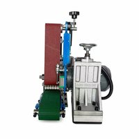 Machine de ponçage à bande silencieuse et sans vibration avec convoyeur pour le débavurage et le polissage de tôles plates