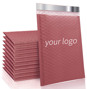 Emballage logistique personnalisé enveloppes à bulles métalliques enveloppes en aluminium matelassées or rose argent enveloppes à bulles avec logo - Product Image 6
