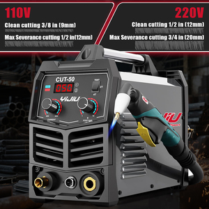 YIJIU <b>CUT</b> 50A <b>Machine</b> 2T/4T Non-Touch Pilot 110V/220V Portable <b>Plasma</b> Cutter Aluminum Steel 20mm Thickness <b>CUT</b>-50 <b>Plasma</b> Cutter - Product Image 1