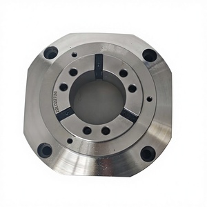 Mandres hydrauliques verticales à pinces en acier série <span class=keywords><strong>JHS</strong></span>, mandrin de tour à <span class=keywords><strong>3</strong></span> mors, haute précision, haute rigidité, fixation pour perçage et fraisage CNC - Product Image 2