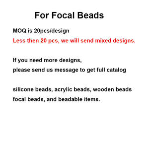 Perles Focal en gros, nouvelle collection, série Pâques, perles lapin, stylo, porte-clés, collier, bracelet, accessoire de bijouterie, certifié par un tiers - Product Image 3