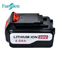 Batterie liquide de remplacement pour outils électriques BlackDecker 20V avec indicateur de puissance, modèle LBXR2020