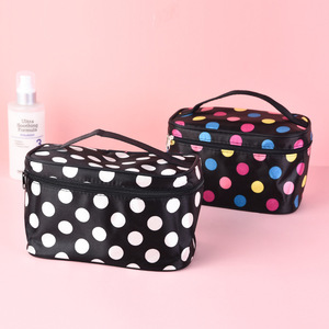 Toiletry Bag <b>Square</b> Polyester Portable Storage Travel Cosmetic Bag - Product Image 1