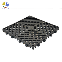 Carrelage de sol de garage de vidange de lavage de voiture à emboîtement en PP LHDT-4002 pour grille de sol de garage de salle de lavage de voiture