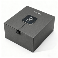 Boîte d'emballage cadeau magnétique à double porte de luxe sur mesure en gros pour parfum