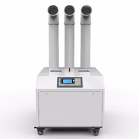 Humidificateur Électrique Industriel Grande Capacité Ultrasonique Brume Froide 3L 6L 9L Max 50L/H Plastique Domestique