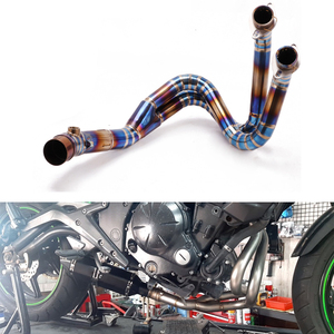 Pour <span class=keywords><strong>Kawasaki</strong></span> <span class=keywords><strong>ER6N</strong></span> ER6F Ninja650R <span class=keywords><strong>Z650</strong></span> Ninja650 VERSYS650 tuyau d'échappement 2012 - 2021 Moto vélo titane système d'échappement course - Product Image 1