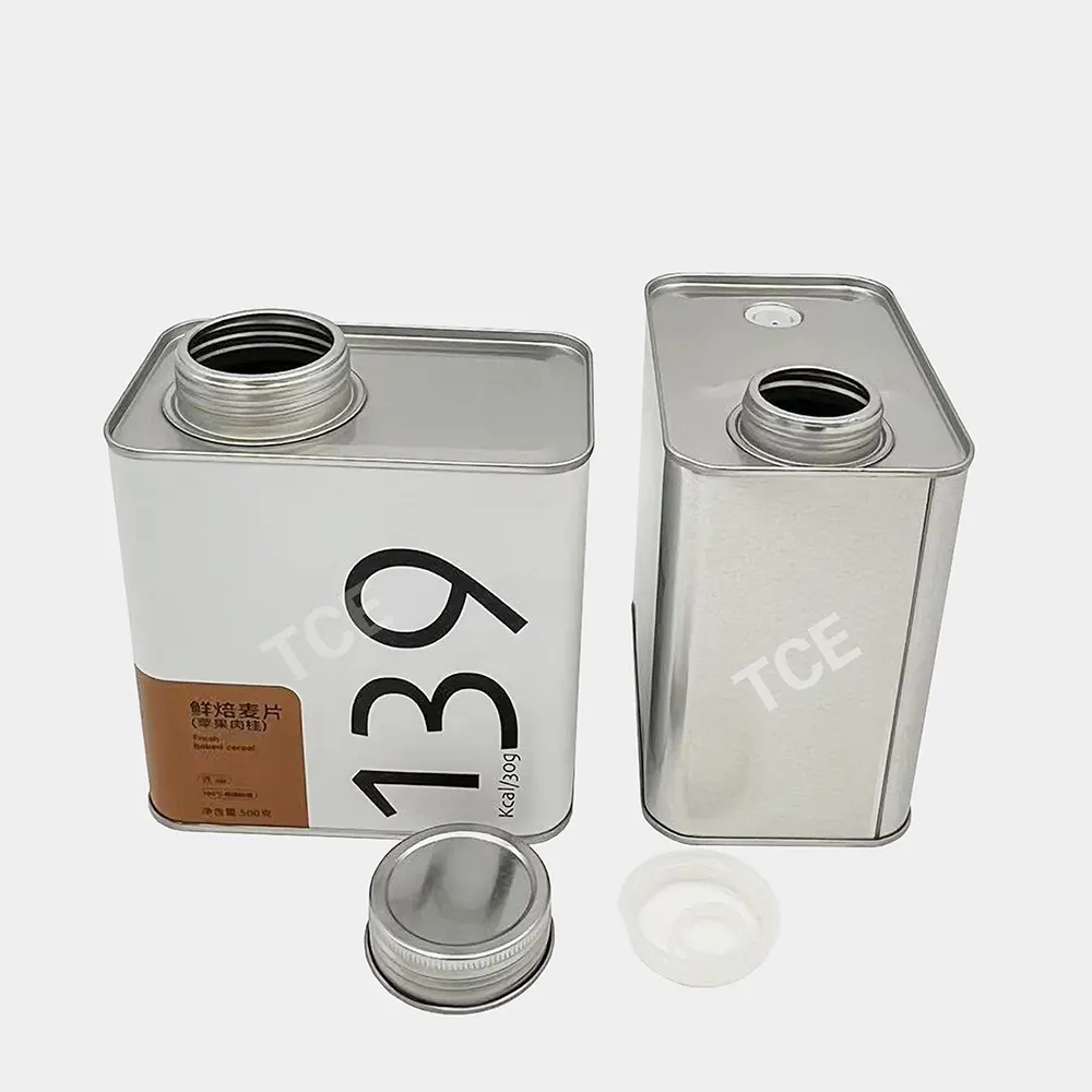 TCE-lattine di caffè di lusso lattine di metallo 500g lattine di imballaggio di caffè ermetiche personalizzate all'ingrosso con valvola di degasaggio