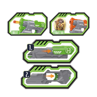 Pistola de Juguete de Balas Blandas con Mecanismo de Retroceso para Niños, Compatible con Dardos Nerf, Regalo para Niños, Ensamblaje DIY