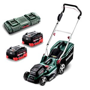 ALL AUTHENTIC Metabos 36-18 LTX 36 5.5 K 36V (18V X 2) 5.5Ah Li-ion Cordless Brushless Lightweight Lawn <b>Mower</b> Kit 3-Year - Product Image 1