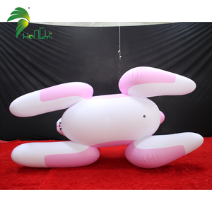 Poupées gonflables <span class=keywords><strong>d</strong></span>'animaux de lapin de Hongyi belles, lapin rose <span class=keywords><strong>gonflable</strong></span> - Product Image 2