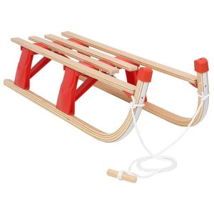 <span class=keywords><strong>Luge</strong></span> <span class=keywords><strong>pliante</strong></span> en <span class=keywords><strong>bois</strong></span> de 43,3 pouces pour enfants, ski sur neige, design léger et résistant aux rayures, pour l'hiver - Product Image 1
