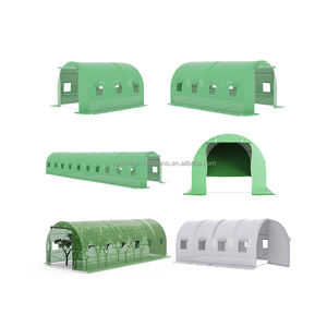 Invernadero agrícola de uso múltiple Protección UV Invernadero de túnel impermeable para todas las estaciones - Product Image 6