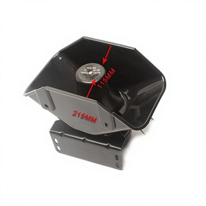 Bocina de Alarma para Auto Negra Angulada de 200W de Alta Potencia, Altavoz Universal de 12V para Vehículos - Product Image 4