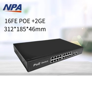 ANPA OEM 250m <span class=keywords><strong>4</strong></span> 8 <span class=keywords><strong>16</strong></span> 24 cổng CCTV không được quản lý PoE chuyển đổi SFP 10/100M Mạng <span class=keywords><strong>ethernet</strong></span> PoE chuyển đổi cho HIKVISION IP Camera QoS 48V - Product Image 4