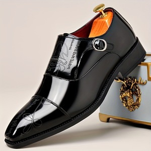 Zapatos formales de cuero de lujo, zapatos formales de negocios cómodos para hombre - Product Image 5
