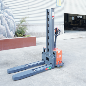 Taşınabilir Elektrikli Forklift, Bir Ton Taşıma Kapasiteli Kamyon İçin Tam Elektrikli Hidrolik Boşaltma Kendinden Kaldırmalı İstifleyici - Product Image 6