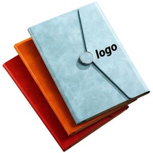 Customizable <b>A5</b> Business Notebooks Simple Meeting Record Notebook Printing Wholesale <b>Envelope</b> Design Promotion Magnetic Button - Product Image 1