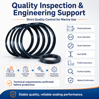 Marine Stern Shaft Oil Seal and Inflatable Water Seal Ring for Ship Stern Tube OEM Custom Size Factory Supply