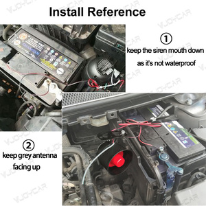 Vjoy phổ báo động xe 9-15V diyv5 hệ thống báo động xe với Immobilizer tự động Cánh tay/giải giáp Siren cảm biến sốc cho xe An Ninh - Product Image 4