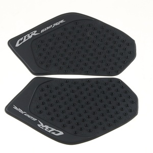 עבור honda cbr600rr 2003-2006 גז אחיזה ברכיים גז שחור צד אופנוע מגן מדבקה מדבקה מדבקה עם רפידות אחיזה - Product Image 4