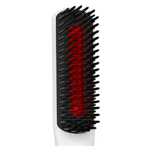 Portable Hair Straightener Comb With Negative Ion Technology For Straight And Curly Hair White Color Wireless Lithium Battery - Product Image 4