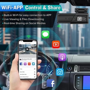 Caméra <span class=keywords><strong>embarquée</strong></span> BMAX Q3 1080P HD avec vision nocturne, mini WiFi, mémoire 32 Go et capteur G pour l'enregistrement de la conduite - Product Image 5