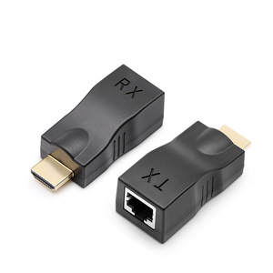Lvxinda <span class=keywords><strong>HDMI</strong></span> Extender <span class=keywords><strong>HDMI</strong></span> Extender <span class=keywords><strong>HDMI</strong></span> ถึง60M over EXTENSION 60M over CAT5e / <span class=keywords><strong>CAT6</strong></span> UTP สาย Ethernet RJ45 PORTS - Product Image 1