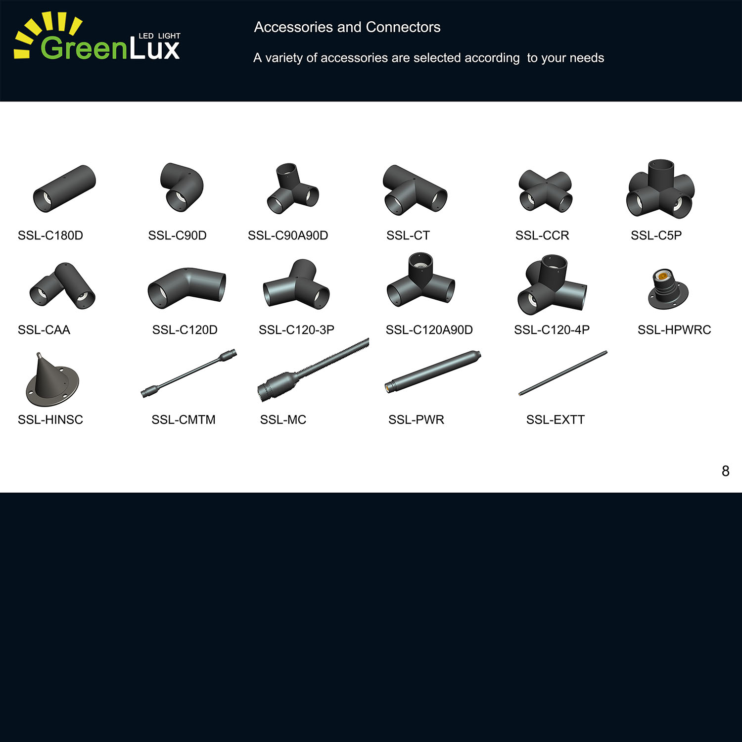 GL-7050-40W LED Linear Lights System by Shenzhen Greenlux LED Co., Ltd.