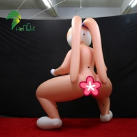 Jouets gonflables en forme de lapin, lapin gonflable personnalisé, jouets gonflables de dessin animé Hongyi