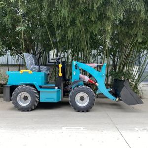 Loader Roda Empat Kompak Buatan Cina dengan Aksesoris Mini Mikro, Mesin, Pompa, Gearbox, Komponen Inti PLC Semua Buatan Cina - Product Image 2